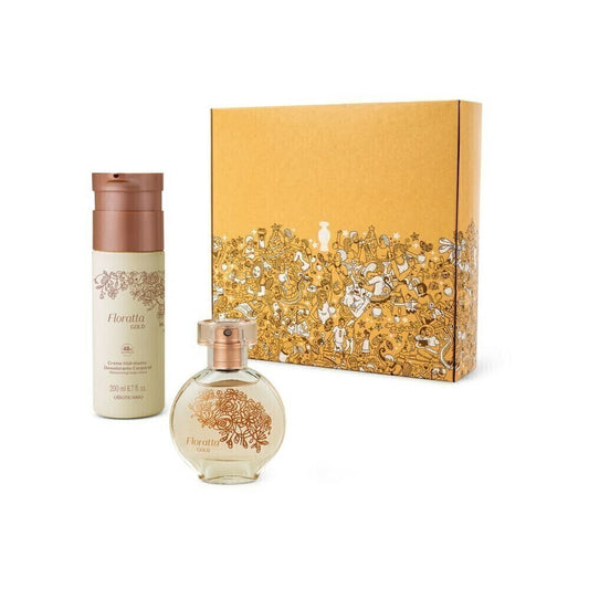 KIT PRESENTE NATAL FLORATTA GOLD (2 ITENS)