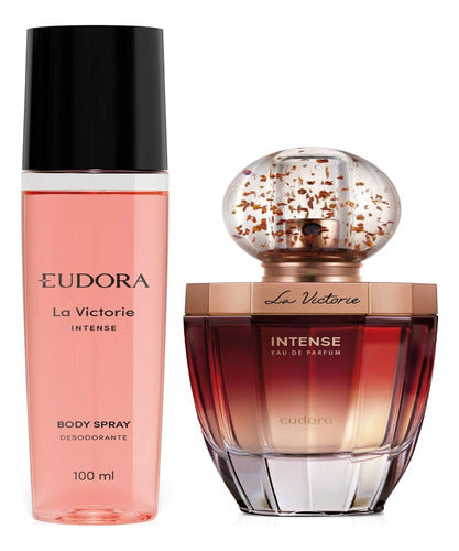 KIT LA VICTORIE INTENSE EAU DE PARFUM + BODY SPRAY 100ML
