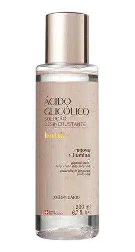 SOLUÇÃO DESINCRUSTANTE ÁCIDO GLICÓLICO BOTIK 200ML