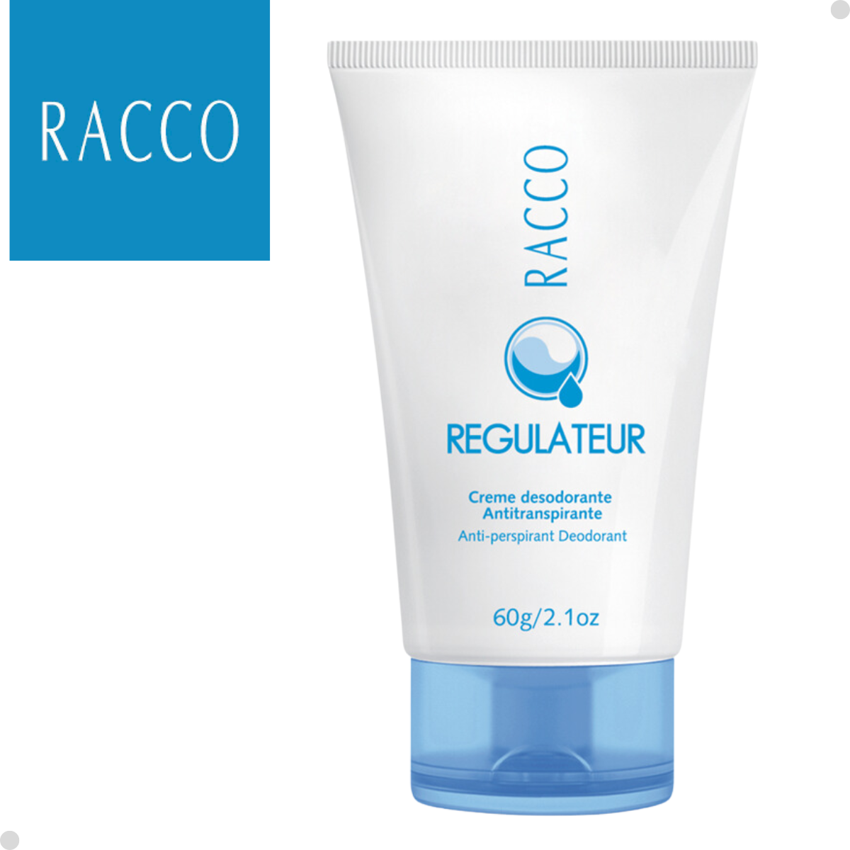 CREME DESODORANTE ANTITRANSPIRANTE 60G SEM CHEIRO RACCO REGULATEUR