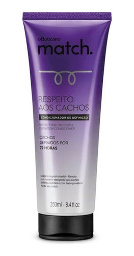 CONDICIONADOR MATCH RESPEITO AOS CACHOS 250ML