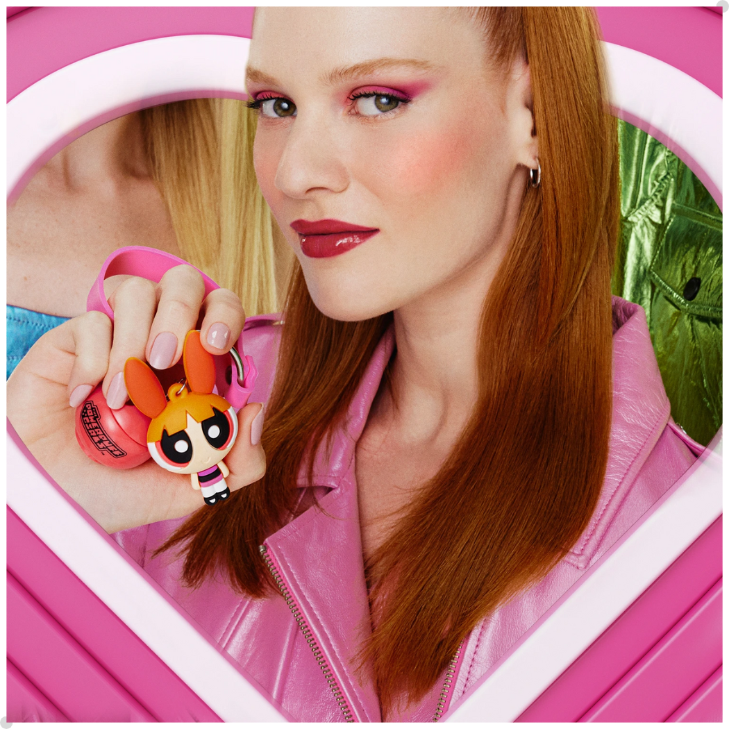 BALM LABIAL VERMELHO FLORZINHA AS MENINAS SUPER PODEROSAS 5G