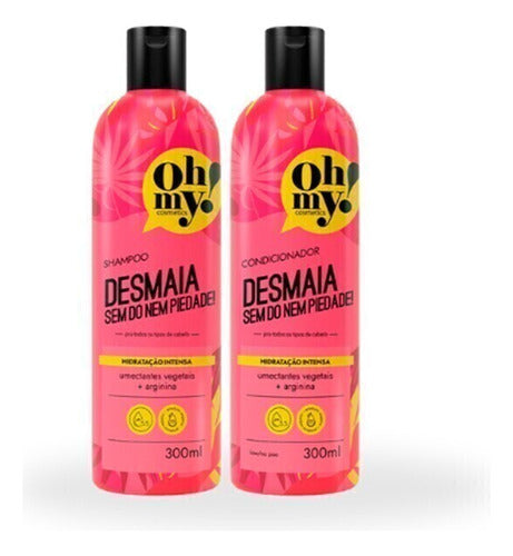 COMBO OHMY! DESMAIA SEM DÓ NEM PIEDADE! : SHAMPOO 300ML + CONDICIONADOR 300ML