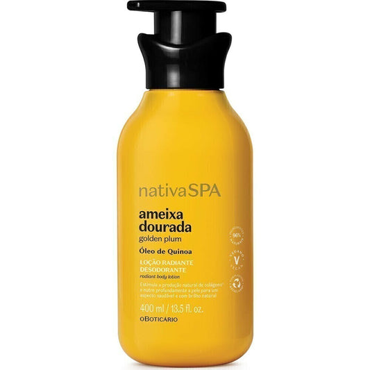 NATIVA SPA AMEIXA DOURADA LOÇÃO RADIANTE CORPORAL 400ML