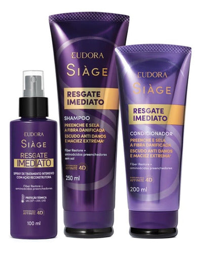 KIT RESGATE IMEDIATO SHAMP250ML + COND200ML + LEAVE-IN100ML