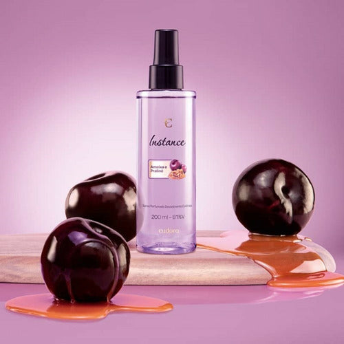 SPRAY PERFUMADO DESODORANTE COLÔNIA INSTANCE AMEIXA E PRALINÉ 200ML