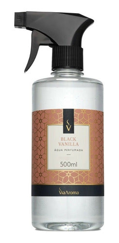 ÁGUA PERFUMADA BLACK VANILLA VIA AROMA - 500ML