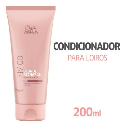 WELLA INVIGO BLONDE RECHARGE - CONDICIONADOR 200ML