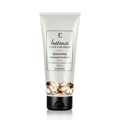 Eudora Instance Castanha Loção Hidratante Desodorante 200ml