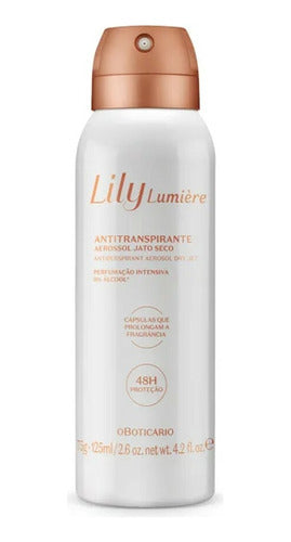 DESODORANTE ANTITRANSPIRANTE AEROSOL LILY LUMIÈRE 75G