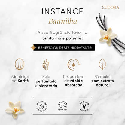 REFIL HIDRATANTE DESODORANTE CORPORAL INSTANCE BAUNILHA 350ML