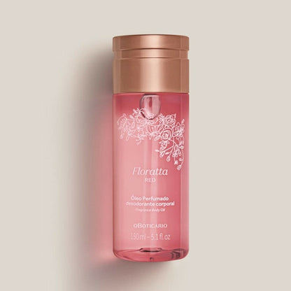 BOTICARIO ÓLEO PERFUMADO DESODORANTE CORPORAL FLORATTA RED, 150ML