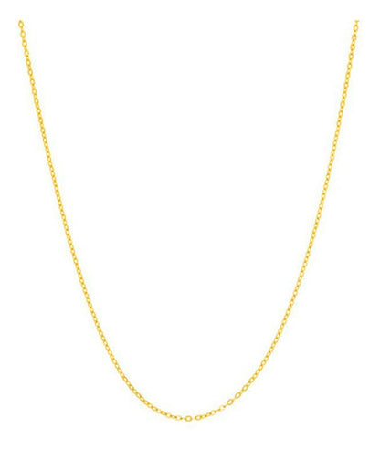 CORDÃO ROMMANEL FOLHEADO A OURO FIO CADEADO BATIDO - TAM.50 5303085000