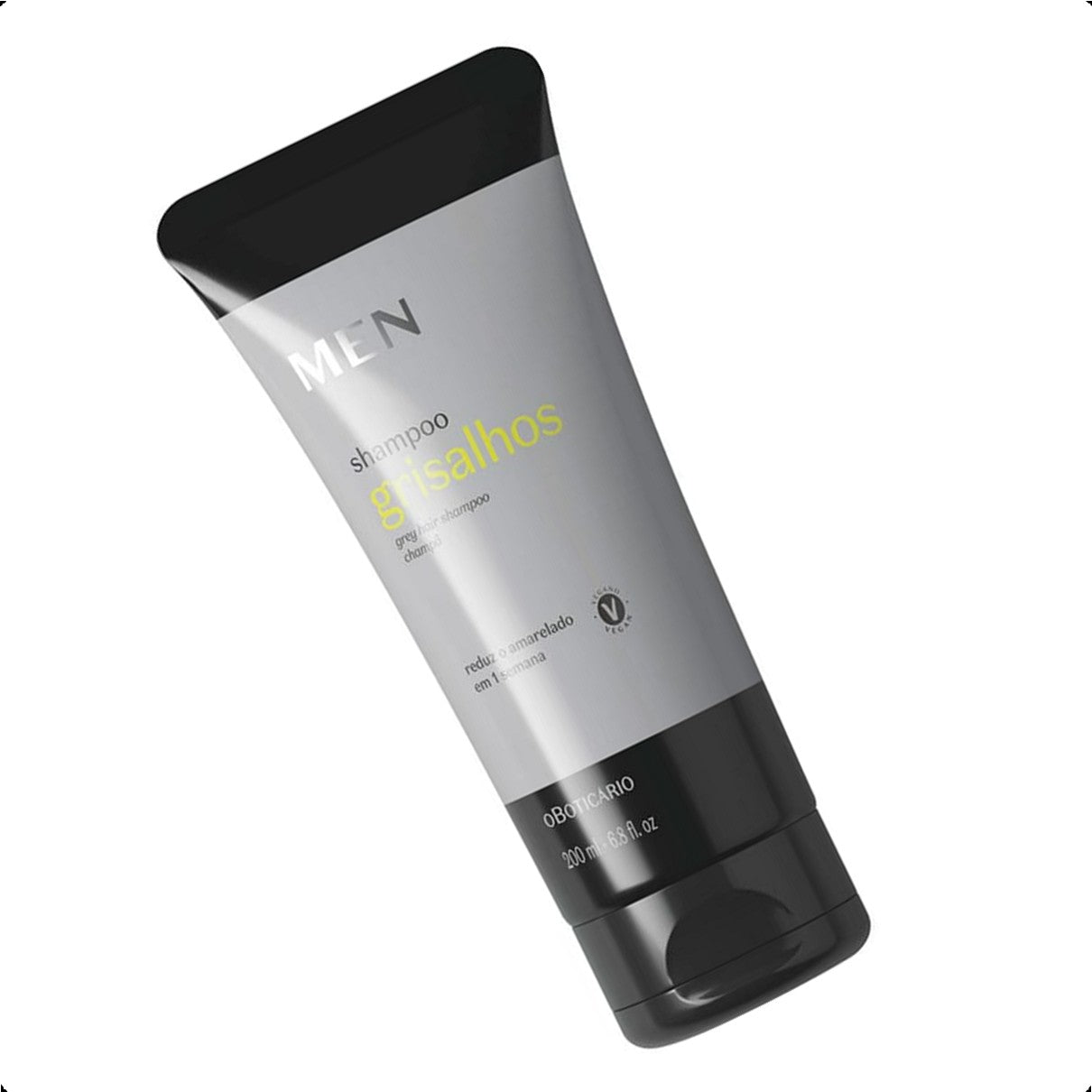 BOTICÁRIO SHAMPOO PARA CABELOS GRISALHOS MEN 200ML
