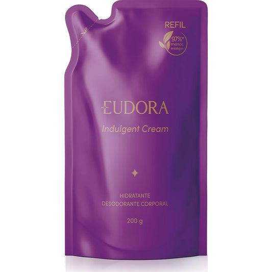 EUDORA REFIL CREME HIDRATANTE DESODORANTE CORPORAL INDULGENT CREAM 200G
