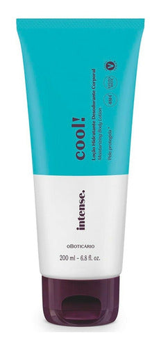 BOTICARIO LOÇÃO HIDRATANTE DESODORANTE CORPORAL INTENSE COOL! 200ML