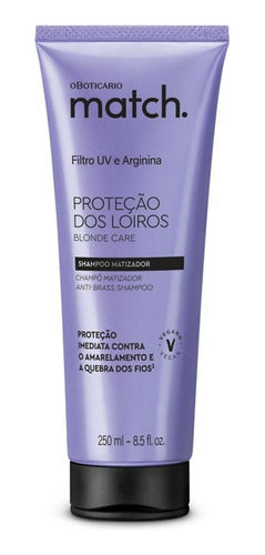 SHAMPOO MATIZADOR MATCH. PROTEÇÃO DOS LOIROS 250ML
