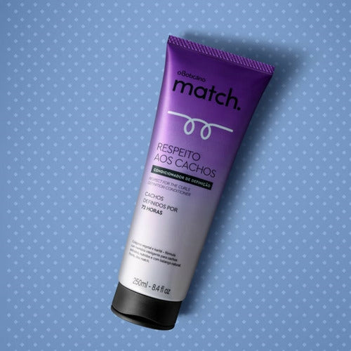 CONDICIONADOR MATCH RESPEITO AOS CACHOS 250ML