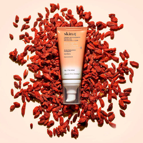 CREME HIDRATANTE FACIAL DIA ANTIOXIDANTE FPS 50 SKIN.Q