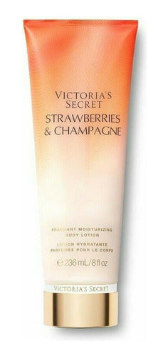 VICTORIA'S SECRET MORANGOS & CHAMPAGNE BODY LOTION 236ml NOVO