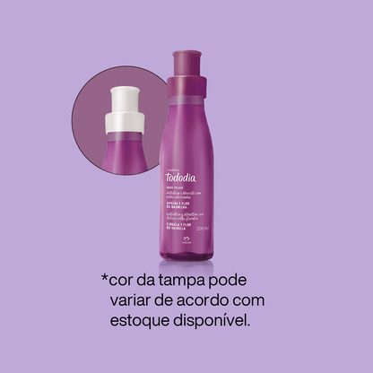 KIT CREME NUTRITIVO E BODY SPLASH TODODIA AMEIXA E FLOR DE BAUNILHA (2 PRODUTOS)