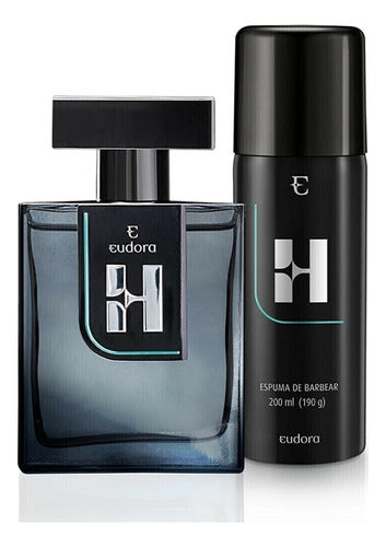 KIT EUDORA H COLONIA DESODORANTE + ESPUMA DE BARBEAR