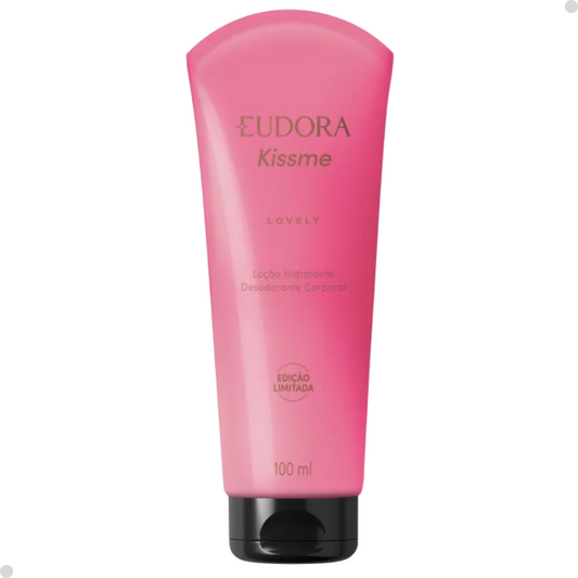 LOÇÃO HIDRATANTE DESODORANTE CORPORAL EUDORA KISS ME LOVELY 100ML