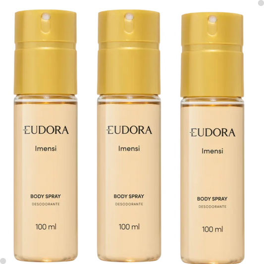 KIT 3 BODY SPRAY DESODORANTE IMENSI 100ML