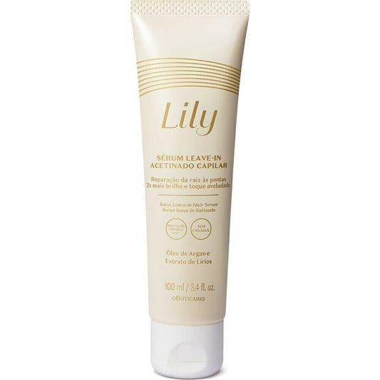 BOTICÁRIO SÉRUM LEAVE-IN ACETINADO CAPILAR LILY 100ML
