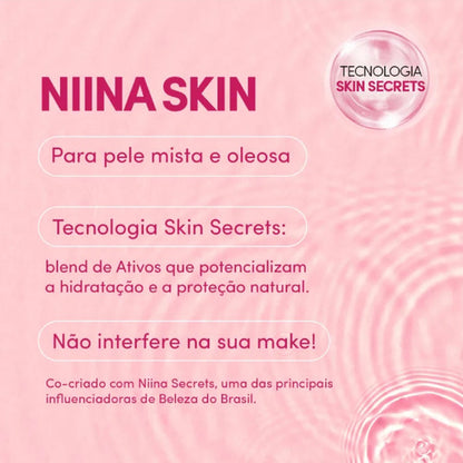EUDORA HIDRATANTE MATIFICANTE ANTIOLEOSIDADE NIINA SKIN 40G
