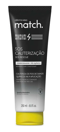 CONDICIONADOR PÓS-QUÍMICA MATCH SOS CAUTERIZAÇÃO 250ML