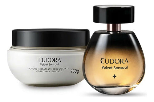COMBO VELVET SENSUAL: DESODORANTE COLÔNIA 100ML + CREME HIDRATANTE DESODORANTE CORPORAL 250G