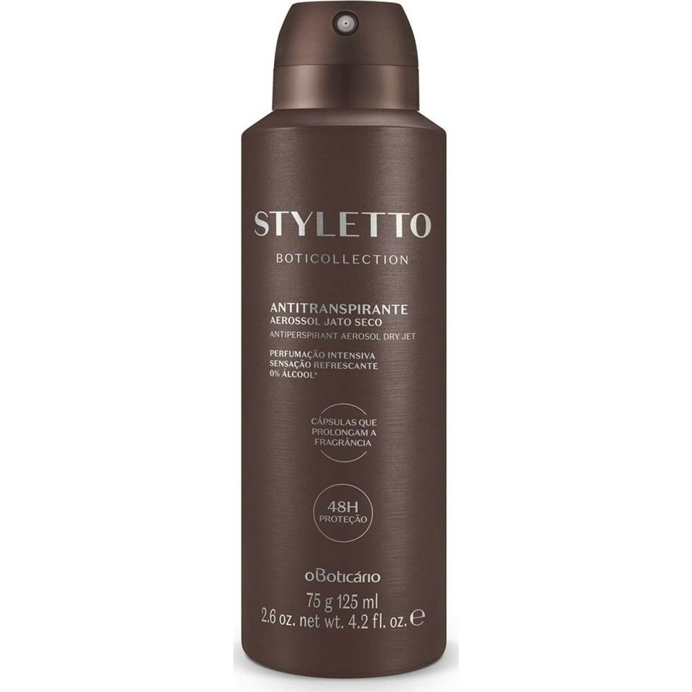 BOTICÁRIO DESODORANTE ANTITRANSPIRANTE AEROSSOL BOTICOLLECTION STYLETTO 75G