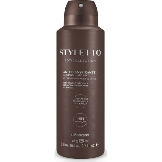 BOTICÁRIO DESODORANTE ANTITRANSPIRANTE AEROSSOL BOTICOLLECTION STYLETTO 75G