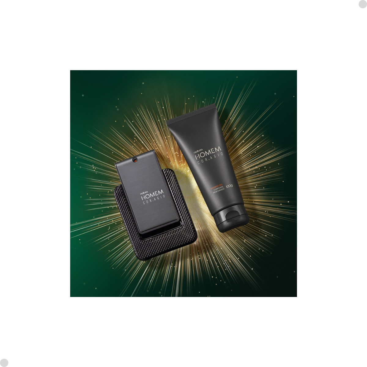 KIT NATURA HOMEM COR.AGIO - NATAL 2024