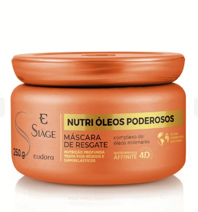 MÁSCARA CAPILAR SIÀGE NUTRI ÓLEOS PODEROSOS 250G