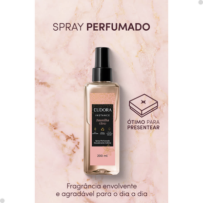 SPRAY PERFUMADO DESODORANTE COLÔNIA INSTANCE BAUNILHA 200ML
