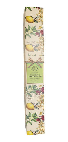 PAPEL PERFUMADO PARA GAVETAS AROMA VERBENA E LIMAO SICILIANO