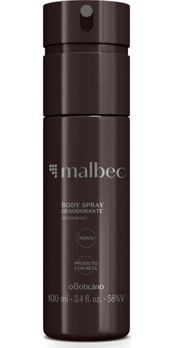 BOTICARIO DESODORANTE BODY SPRAY MALBEC 100ML