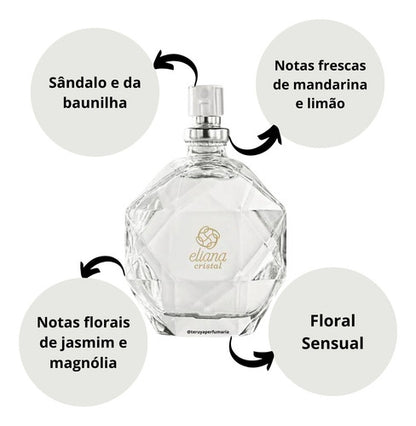 ELIANA CRISTAL DESODORANTE COLÔNIA FEMININA JEQUITI, 25 ML