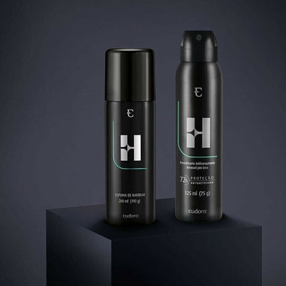 KIT EUDORA H: DESODORANTE + ESPUMA DE BARBEAR