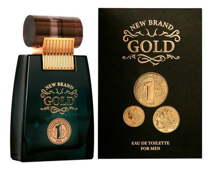 DEO COLÔNIA NEW BRAND GOLD FOR MEN 100ML