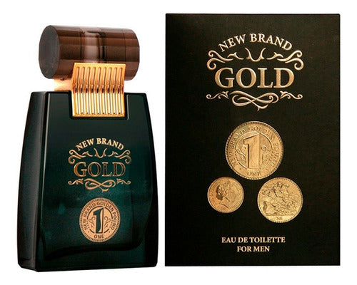 DEO COLÔNIA NEW BRAND GOLD FOR MEN 100ML