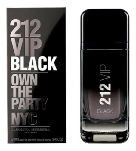 212 VIP BLACK CAROLINA HERRERA EAU DE PARFUM - MASCULINO 100ML
