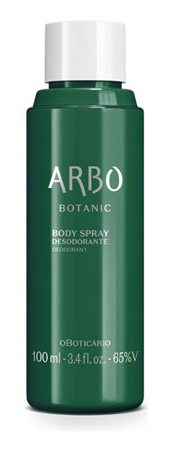 BOTICARIO BODY SPRAY DESODORANTE ARBO BOTANIC 100ML