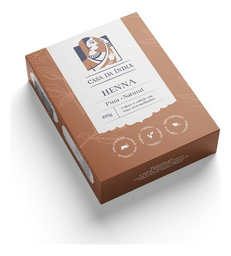 HENNA PURA INDIANA PARA OS CABELOS