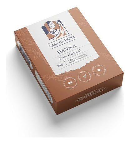 HENNA PURA INDIANA PARA OS CABELOS