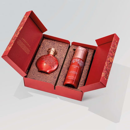 KIT PRESENTE NATAL FLORATTA RED (2 ITENS)
