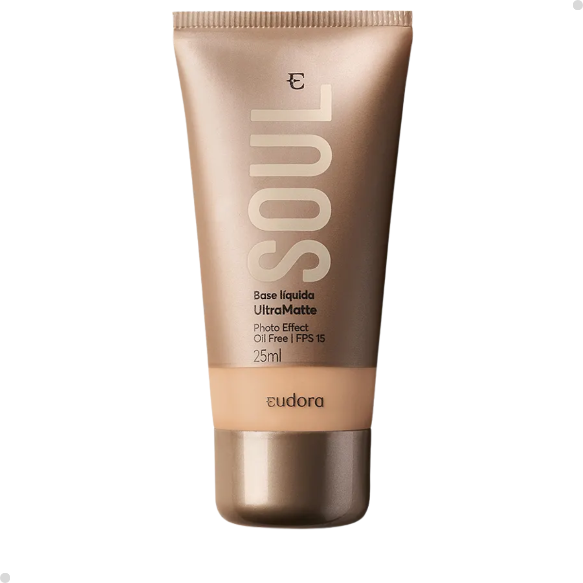 BASE LÍQUIDA SOUL ULTRA MATTE 25ML - ESCOLHA A COR