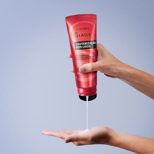 Eudora Kit Siàge Cauterização dos Lisos: Shampoo 250ml + Máscara 250g